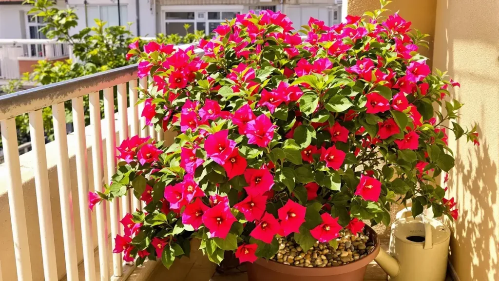 Transformeer je bougainvillea in pot tot een echt bloemkunstwerk met deze unieke truc